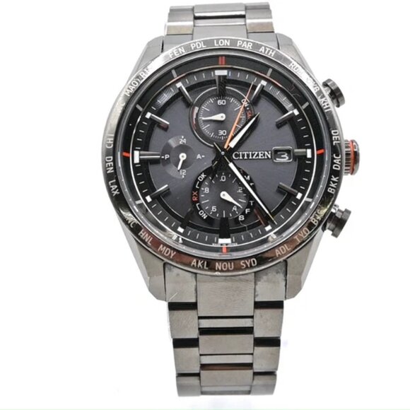 CITIZEN ATTESA ACT Line AT8185-62E Watch 42mm Quartz Titanium Black 84LC596 main image 8